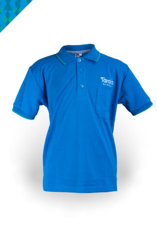 Taroko SS Golfer, Taroko Blue with green tipping, Younger Kids, Unisex