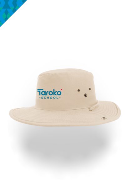 Taroko Wide Brim Hat, Stone